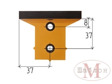 Мебельный Т-образный кондуктор для сверления 5 и 7мм отверстий.